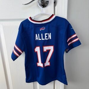 NWT - Josh Allen Buffalo Bills Kids Jersey. Size 4T